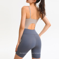 Bodysuit de yoga de moda de dropshippsuit de contraste Sport Sportugua de ropa activa